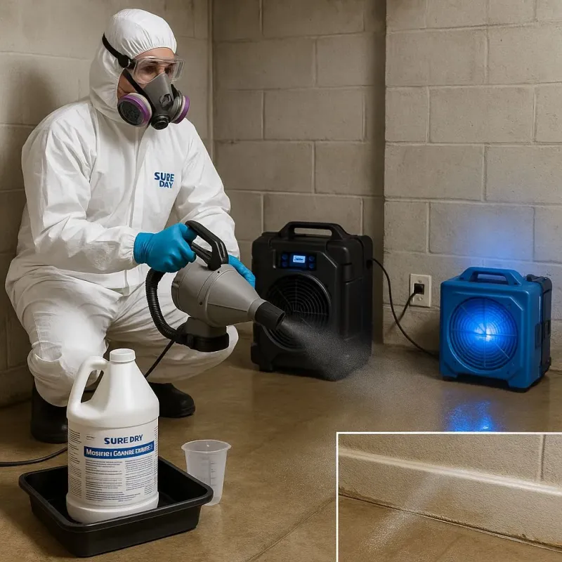 Sanitization and Odor Removal process in Denmark, ME
